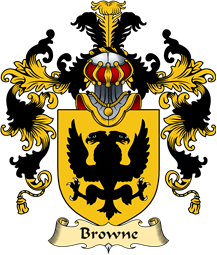 Irish Family Coat of Arms (v.25a) Browne