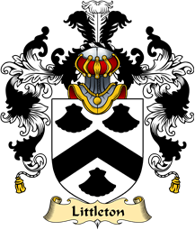 English Family Coat of Arms (v.25) Littleton