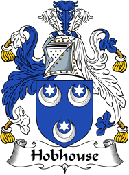 English Coat of Arms for the family Hobhouse