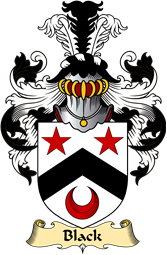 English Coat of Arms (v.23) for the family Black