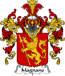 Italian Family Coat of Arms (v.25b) Magnano