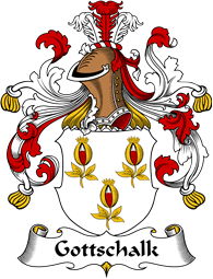 German Wappen Coat of Arms for Gottschalk