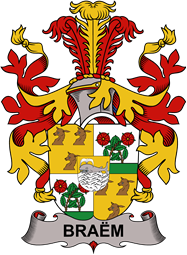 Coat of arms used by the Danish family Braëm