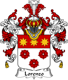Italian Family Coat of Arms (v.25b) Lorenzo