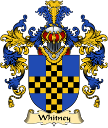 English Family Coat of Arms (v.25) Whitney