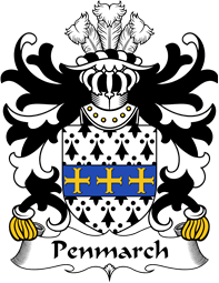 Welsh Coat of Arms for Penmarch (of Penmark Castle, South Glamorgan)