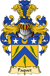 French Family Coat of Arms (v.23) for Paquet