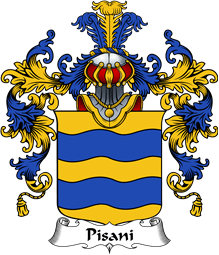 Italian Family Coat of Arms (v.25b) Pisani