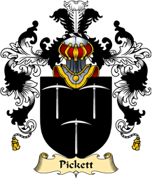 English Family Coat of Arms (v.25) Pickett