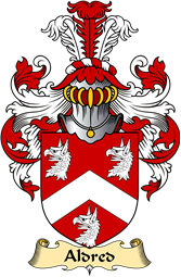 English Coat of Arms (v.23) for the family Aldred