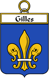 French Coat of Arms Badge for Gilles