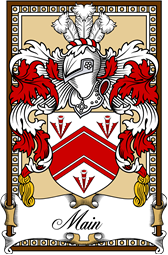 Scottish Coat of Arms Bookplate for Main