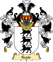 English Family Coat of Arms (v.25) Keats