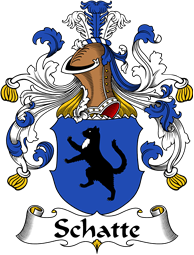 German Wappen Coat of Arms for Schatte