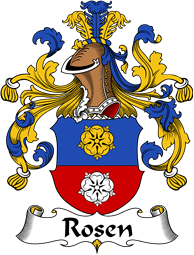 German Wappen Coat of Arms for Rosen