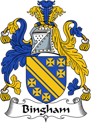 English Coat of Arms for the family Bingham