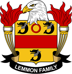 Coat of arms used by the Lemmon family in the United States of America