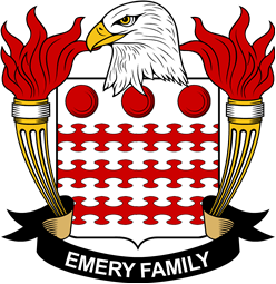 Coat of arms used by the Emery family in the United States of America