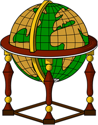 Globe Terrestrial Framed