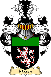 Welsh Family Coat of Arms (v.23) for Marsh (of Flint)