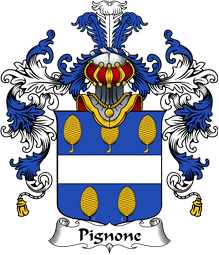 Italian Family Coat of Arms (v.25b) Pignone