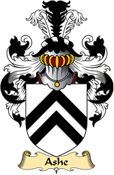 English Coat of Arms (v.23) for the family Ashe