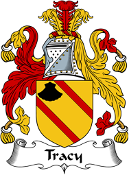 English Coat of Arms for the family Tracy