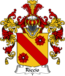 Italian Family Coat of Arms (v.25b) Riccio