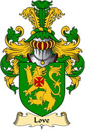 English Coat of Arms (v.23) for the family Love II