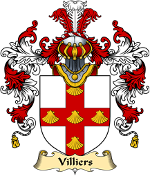 English Family Coat of Arms (v.25) Villiers