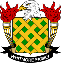 Coat of arms used by the Whitmore family in the United States of America