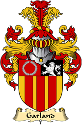 English Coat of Arms (v.23) for the family Garland