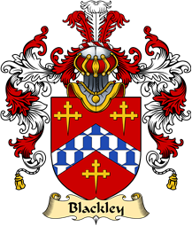 English Family Coat of Arms (v.25) Blackley or Blakey