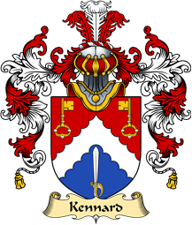 English Family Coat of Arms (v.25) Kennard