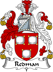 Irish Coat of Arms for Redman