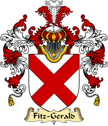 Irish Family Coat of Arms (v.25a) Fitz-Gerald