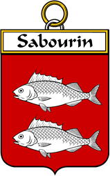 French Coat of Arms Badge for Sabourin