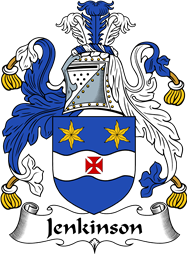 English Coat of Arms for the family Jenkinson