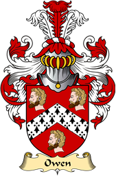 Welsh Family Coat of Arms (v.23) for Owen (of Caernarfonshire)