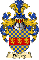 English Coat of Arms (v.23) for the family Pickford