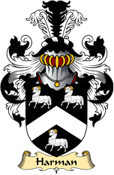 Irish Family Coat of Arms (v.23) for Harman or Harmon