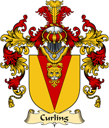 English Family Coat of Arms (v.25) Curling