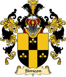 English Family Coat of Arms (v.25) Simeon