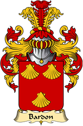 French Family Coat of Arms (v.23) for Bardon