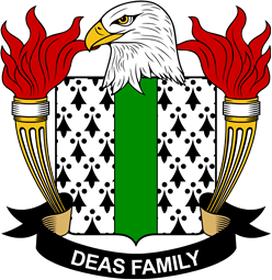 Coat of arms used by the Deas family in the United States of America