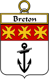 French Coat of Arms Badge for Breton