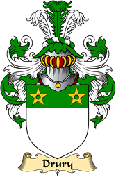 English Coat of Arms (v.23) for the family Drury