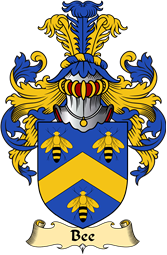 English Coat of Arms (v.23) for the family Bee