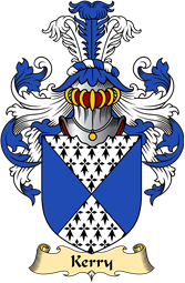 English Coat of Arms (v.23) for the family Kerry