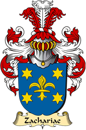 v.23 Coat of Family Arms from Germany for Zachariae